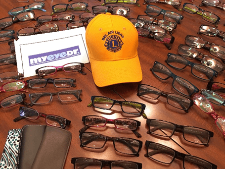 Eyeglass donations